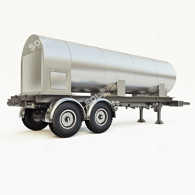 Elevated Tanker 3D model image 1