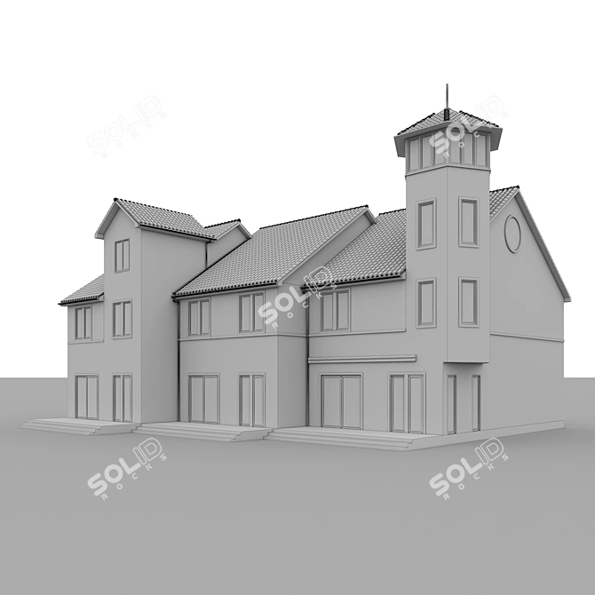 Cozy Dutch Abode 3D model image 2