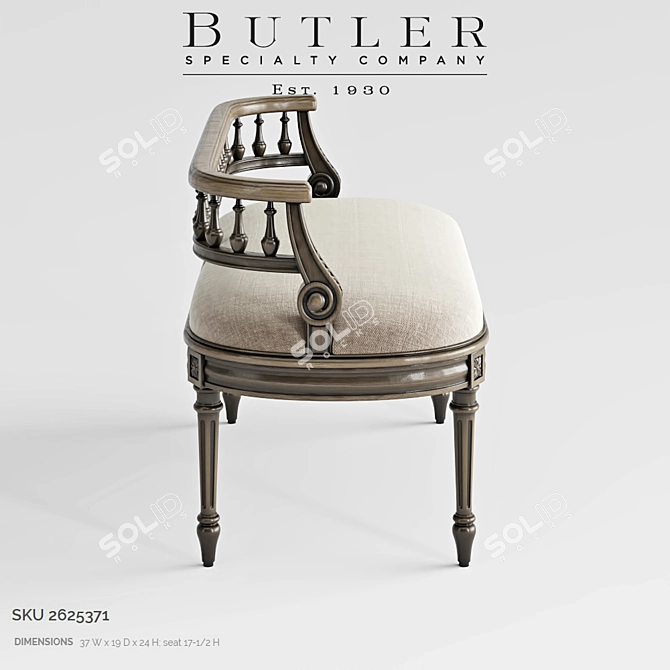 Elegant Butler Mansfield - 2625371 3D model image 2