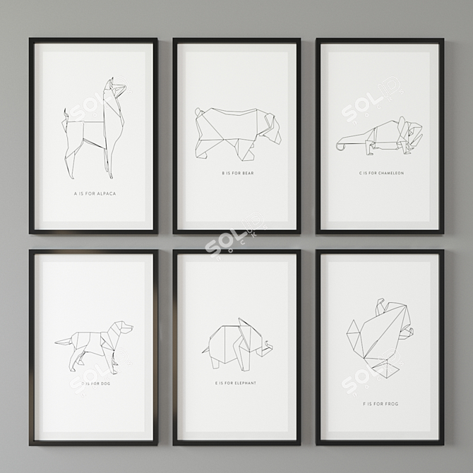 WildLife Canvas Collection 3D model image 1