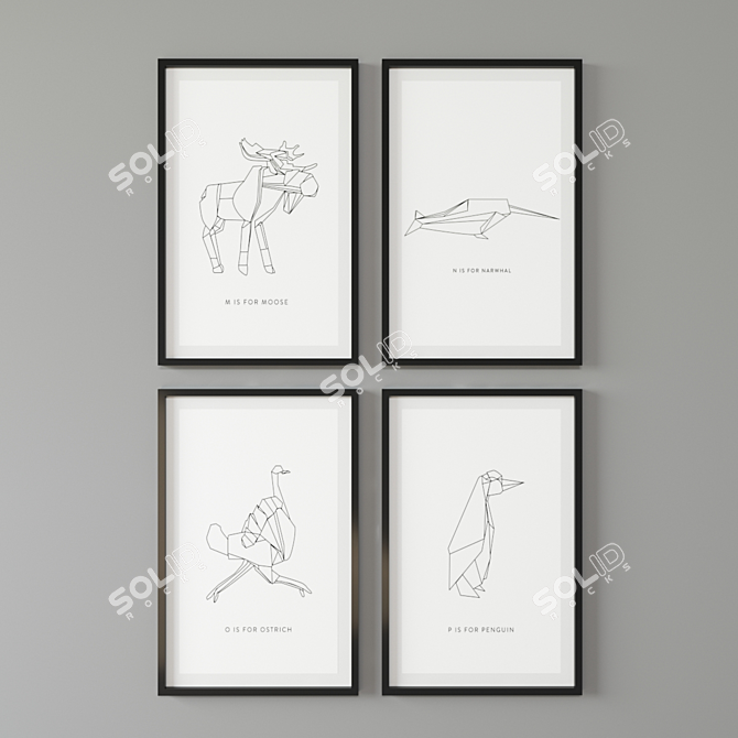 WildLife Canvas Collection 3D model image 3