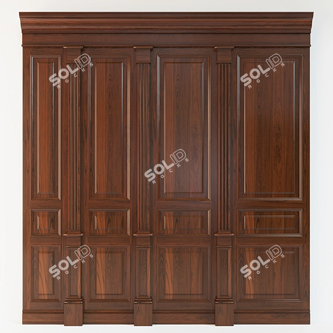 Wood Panels Collection 3D model image 1