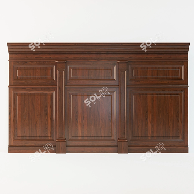 Wood Panels Collection 3D model image 1