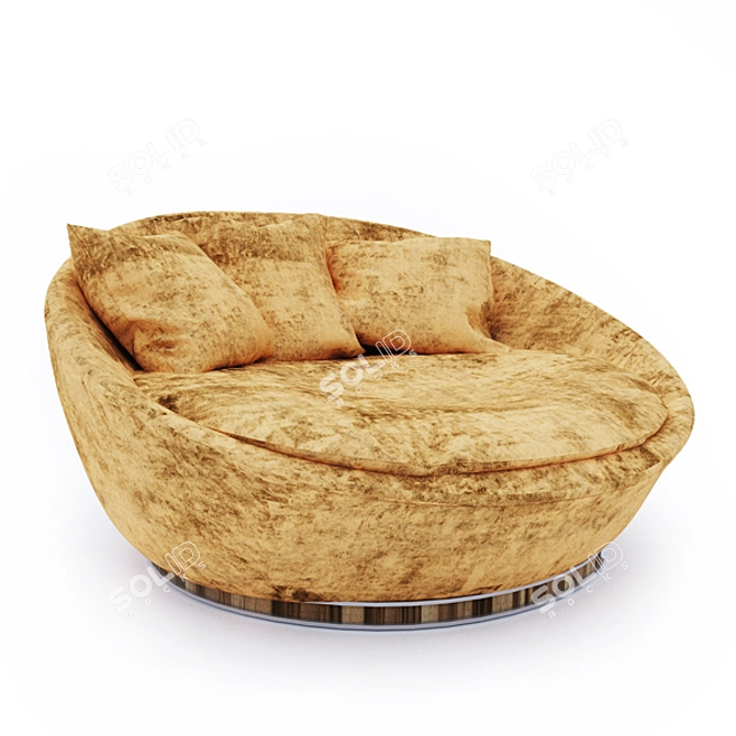 Cozy Comfort Armchair 3D model image 1