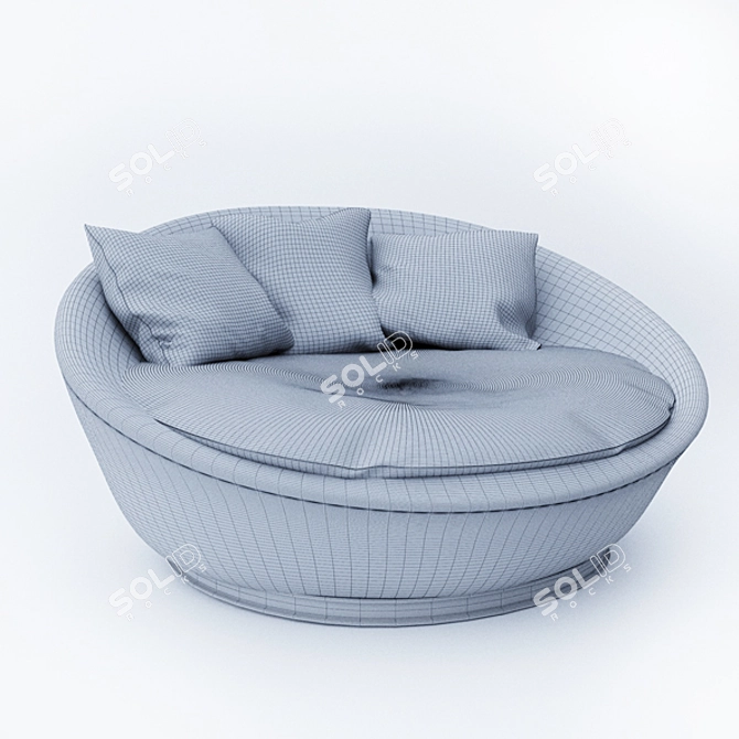 Cozy Comfort Armchair 3D model image 3