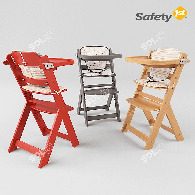 Timba: Safety 1st Highchair 3D model image 1