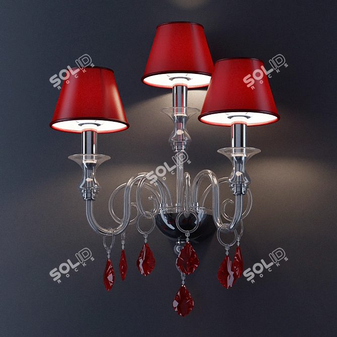 Italian De Majo BUGIA A3 Sconce 3D model image 1