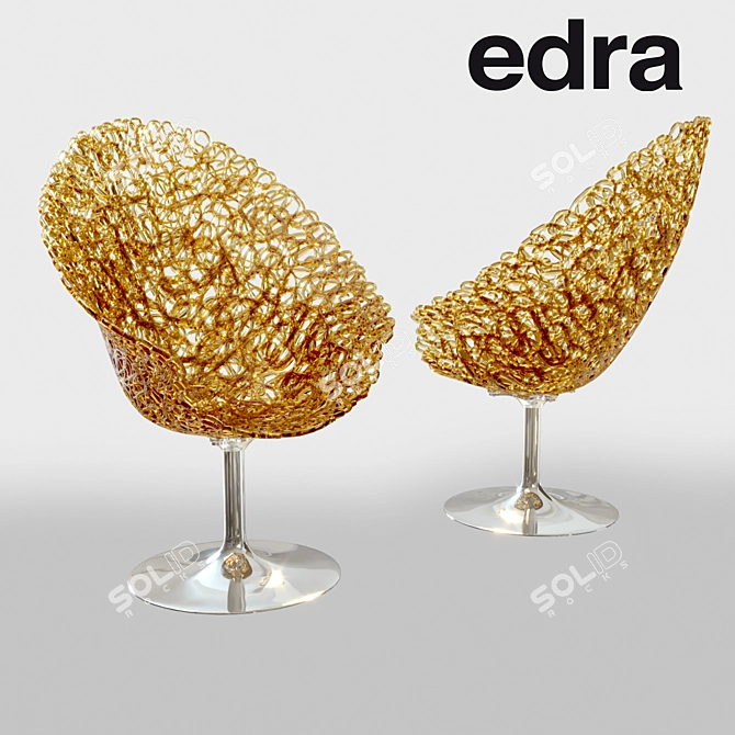 Edra Margherita: Sophisticated Italian Design & Comfort 3D model image 1