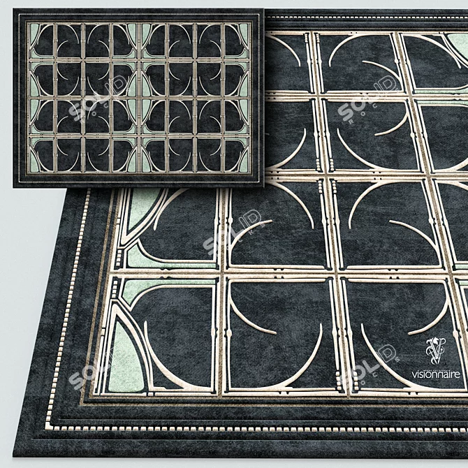 Luxury Visionnaire Carpets 3D model image 1