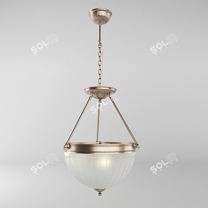 Elegant Aphrodite Chandelier 3D model image 1