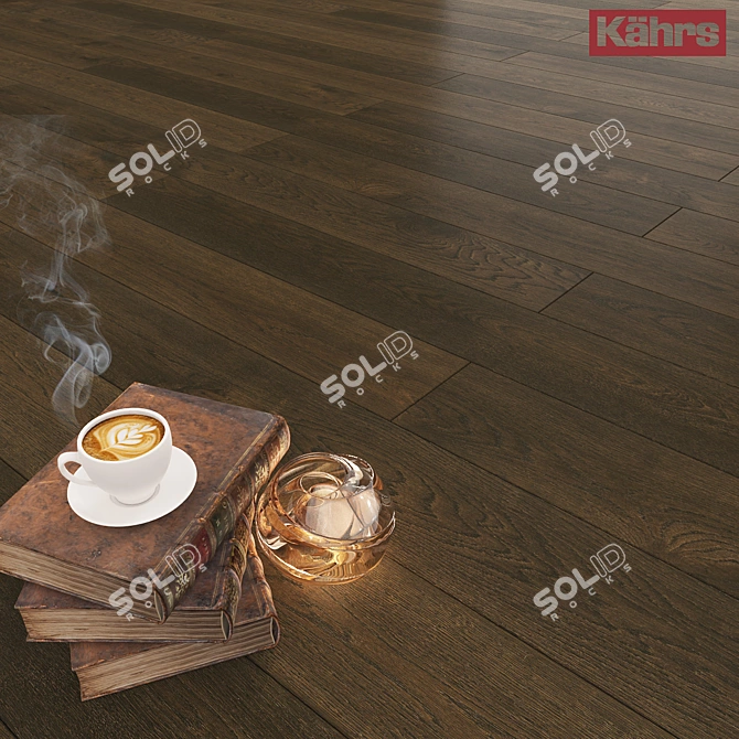 Kährs Oak Nouveau Tawny: Timeless Elegance for Your Space 3D model image 1