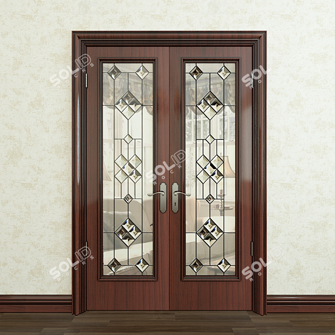 Classic Door: Timeless Elegance 3D model image 1