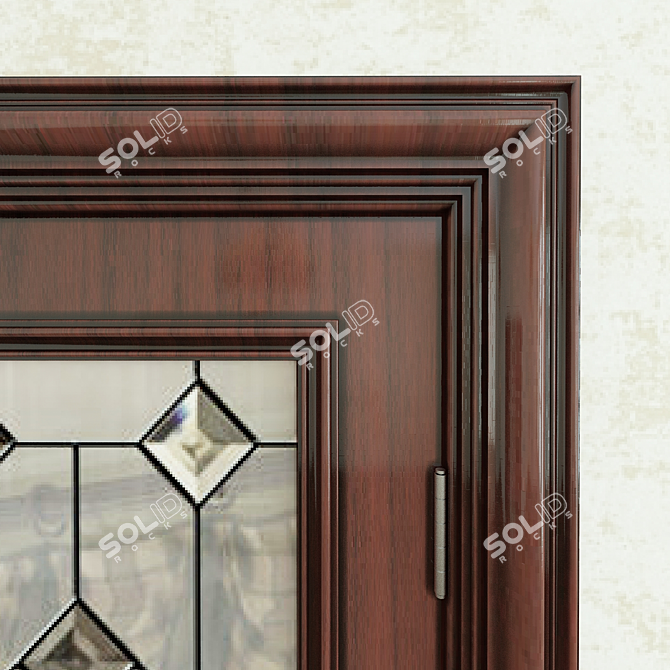 Classic Door: Timeless Elegance 3D model image 2