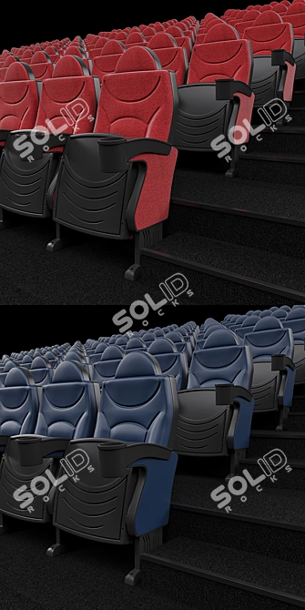 Montreal Cinema Armchair 3D model image 3