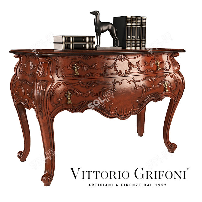 Vittorio Grifoni Chest of Drawers Set 3D model image 1