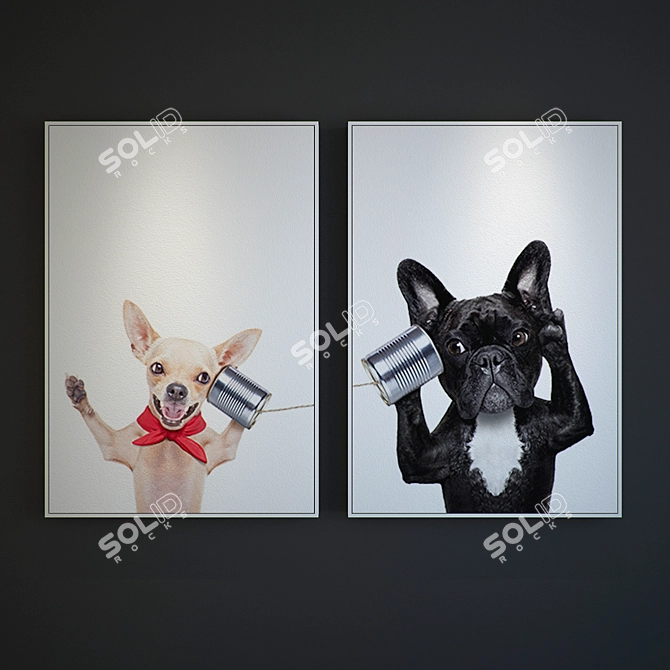 Talking Dog Collar 3D model image 1