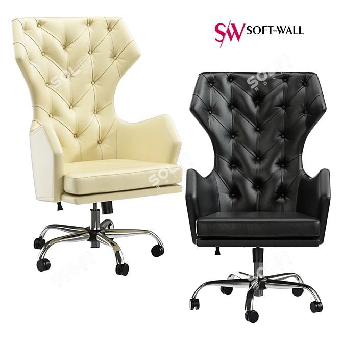 Mentalist Soft-wall Executive Chair 3D model image 1