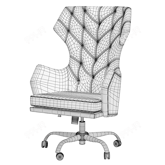 Mentalist Soft-wall Executive Chair 3D model image 3