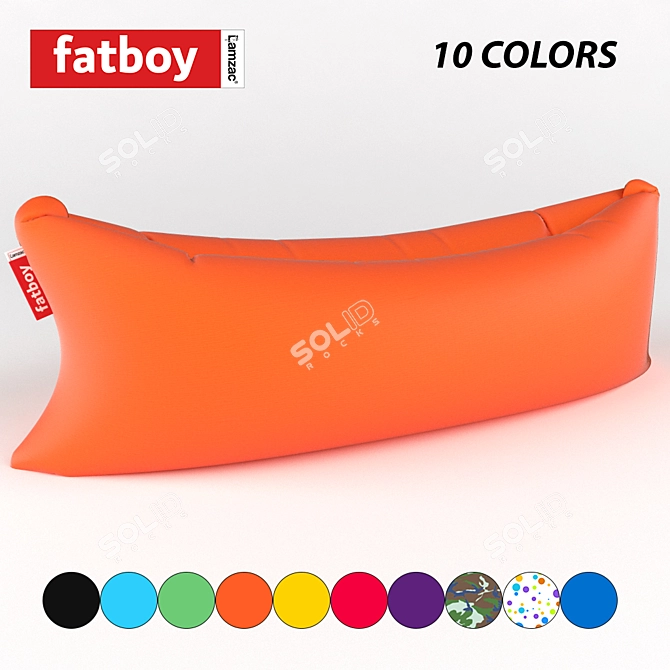 Lamzac Fatboy Inflatable Outdoor Sofa 3D model image 1