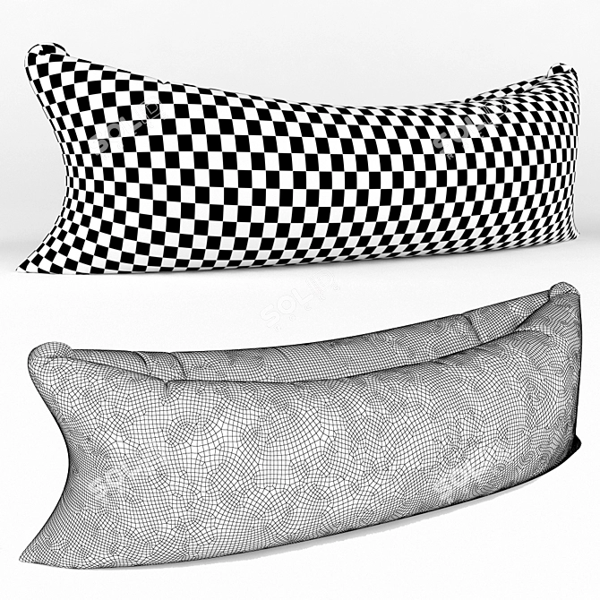 Lamzac Fatboy Inflatable Outdoor Sofa 3D model image 2