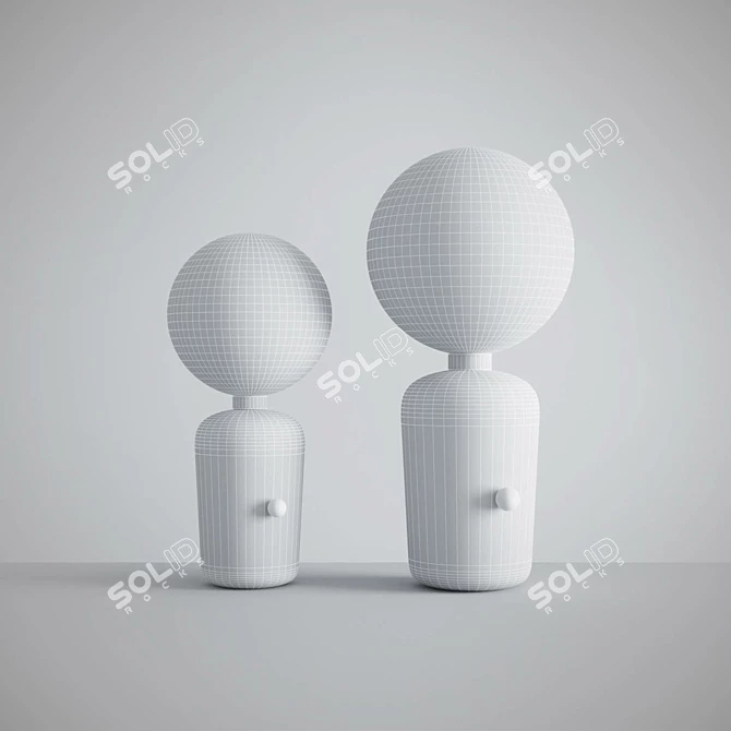 Parachilna Aballs M Gr Table Lamp 3D model image 2