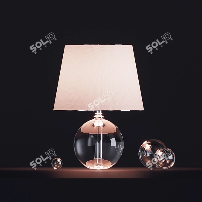 Elegant Mable Table Lamp - Safavieh 3D model image 1