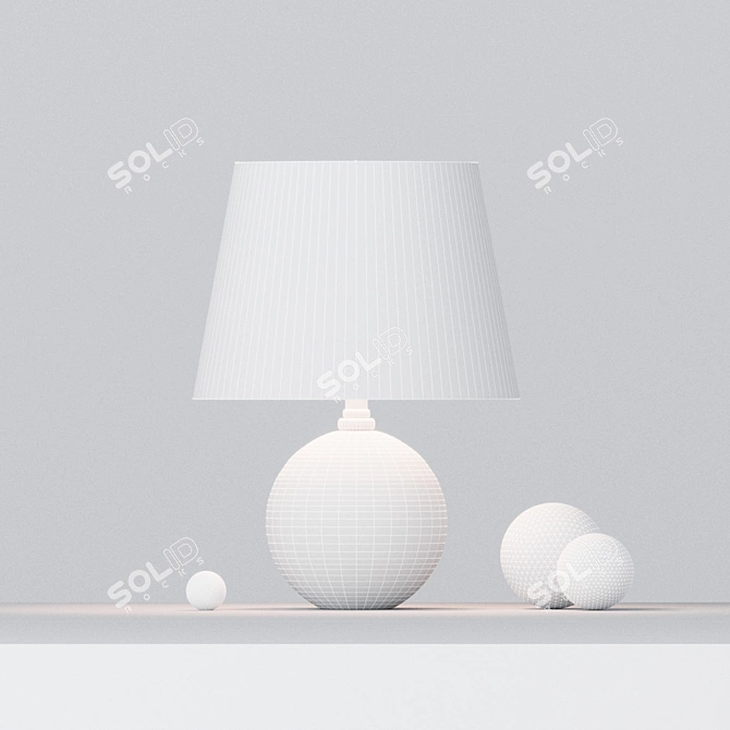 Elegant Mable Table Lamp - Safavieh 3D model image 2