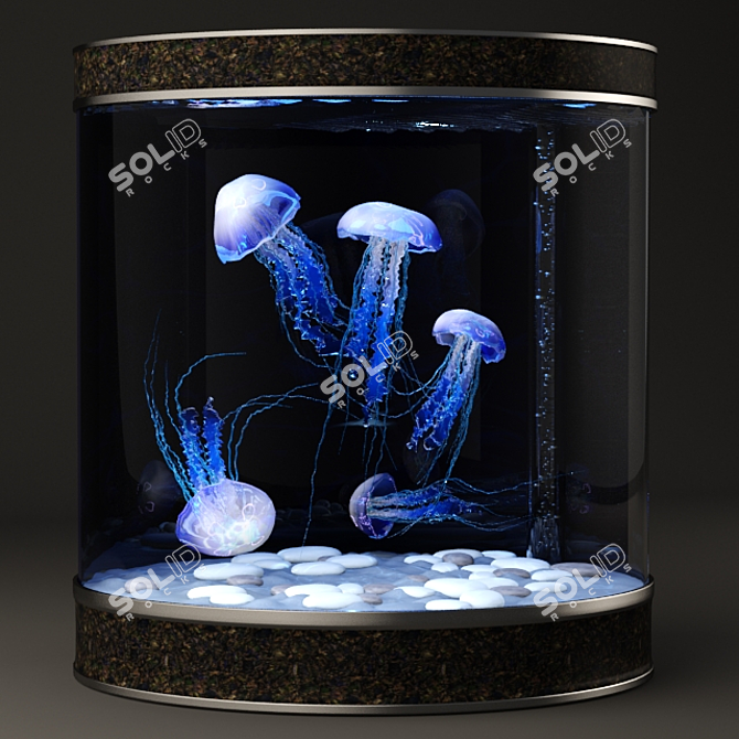 Mesmerizing Jellyfish Aquarium 3D model image 1