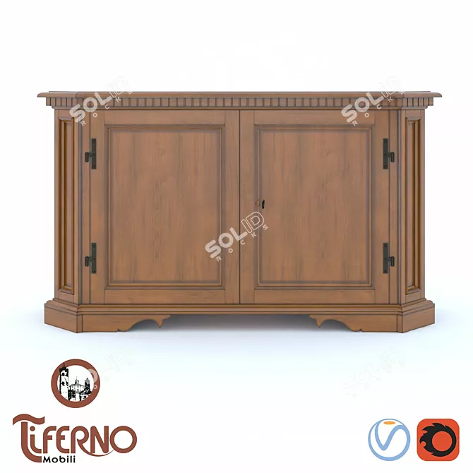 Sandra Wardrobe & Comod Set 3D model image 3