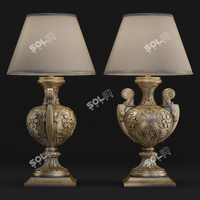 Etruria Lamp: Stylish and Versatile Lighting 3D model image 1