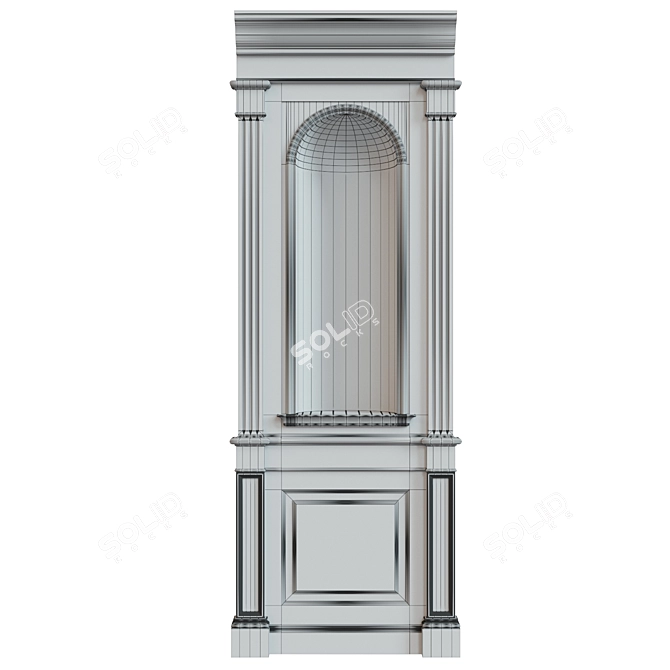 600mm Niche Module 3D model image 2