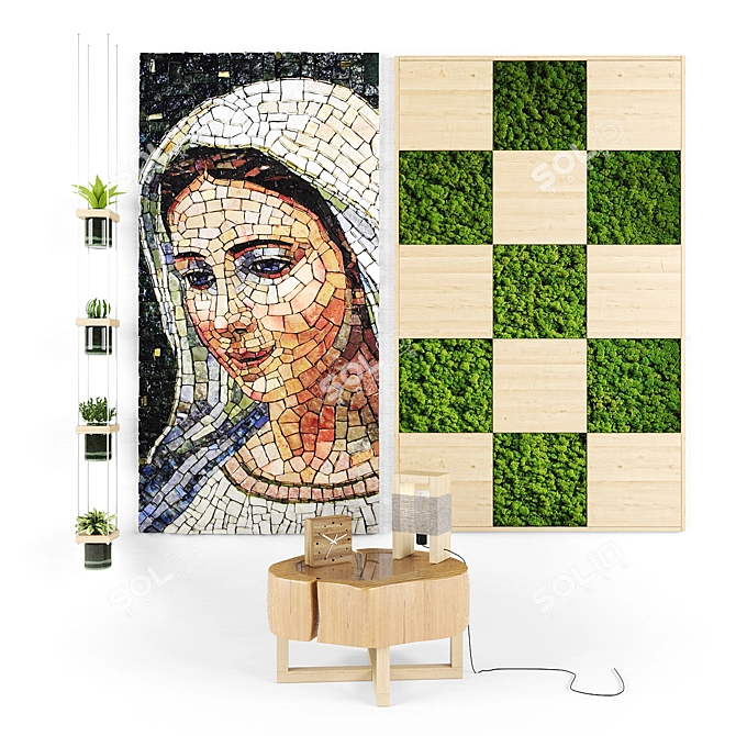 Eco Decor Set: Sustainable Beauty 3D model image 1