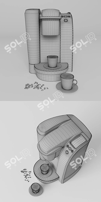 Keurig K75 Single-Cup Coffee Brewer 3D model image 3