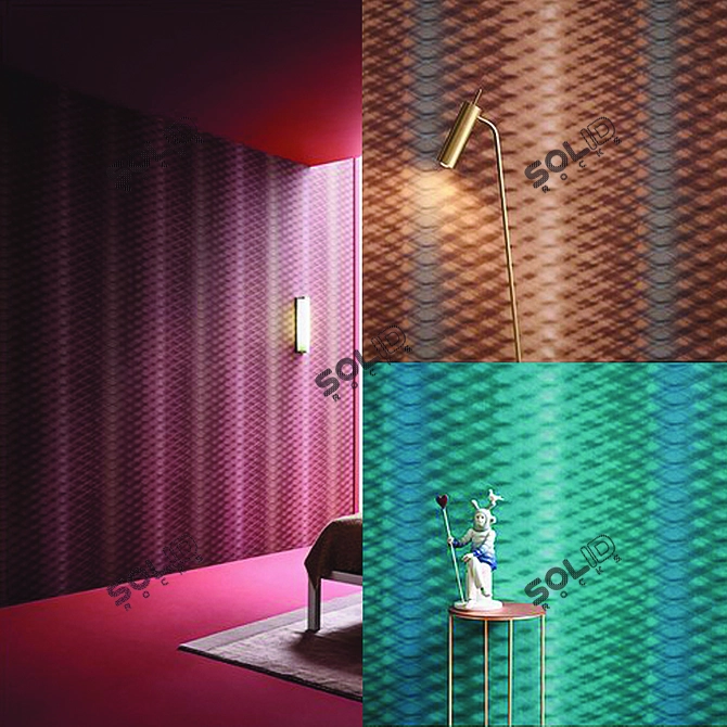 Essential Elegance: Wall&deco Wallpaper 3D model image 3