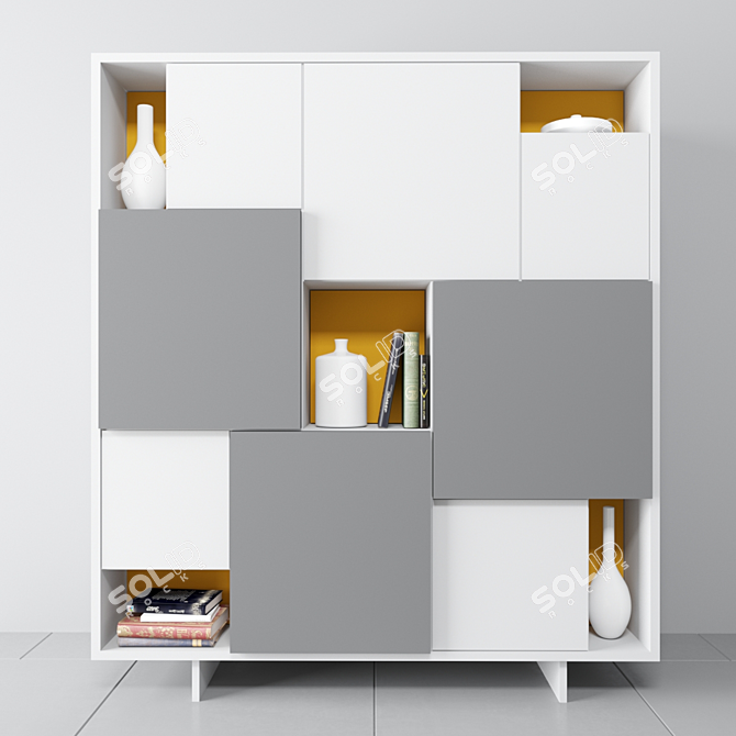 Italian-made Modern Sideboard: Millennial 3D model image 1