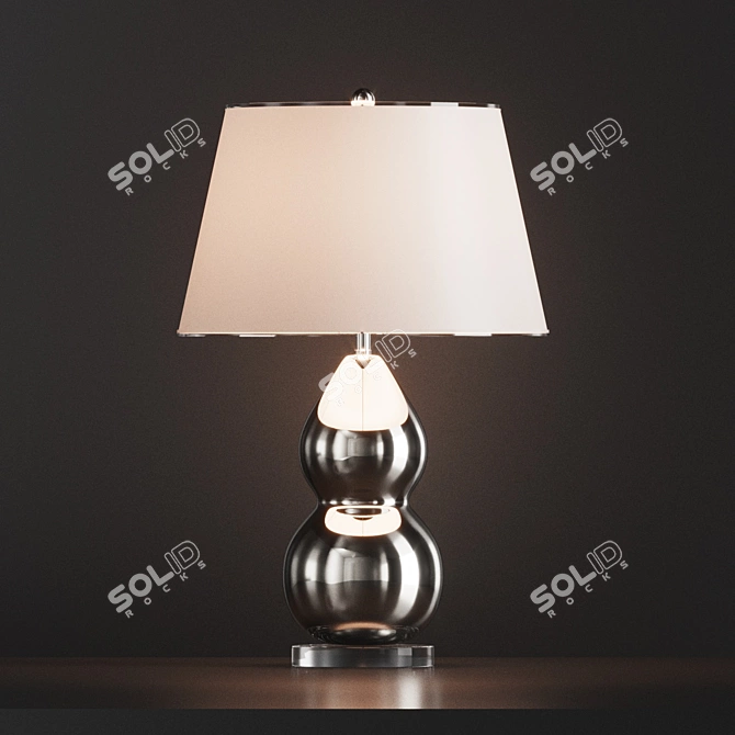 Jill Ceramic Gourd Lamp 3D model image 2