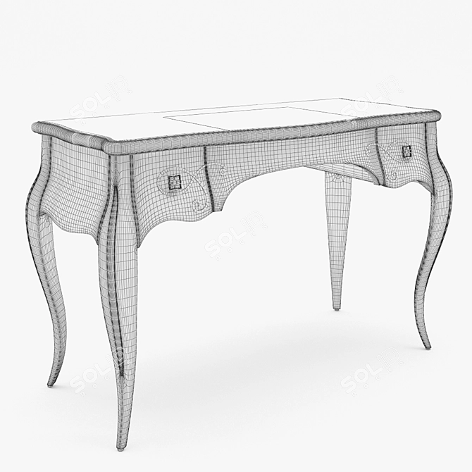 Elegant Seven Sedie Butterfly Console 3D model image 3