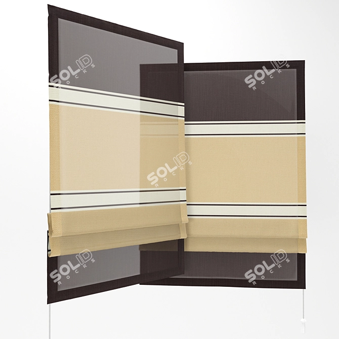 Roman Luxe Blind 3D model image 1