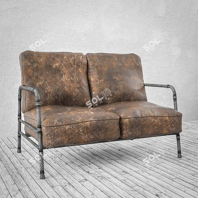 Elegant 3527 Sofa 3D model image 3