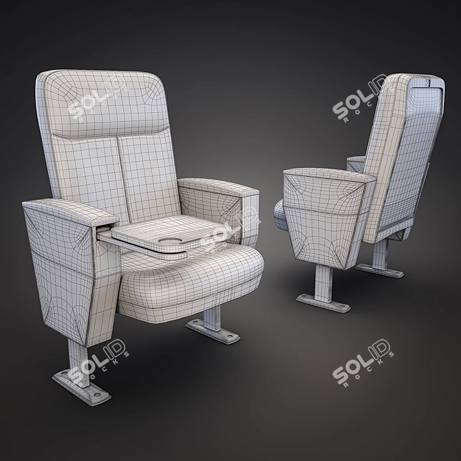 Ultimate Comfort Cinema Chair 3D model image 2