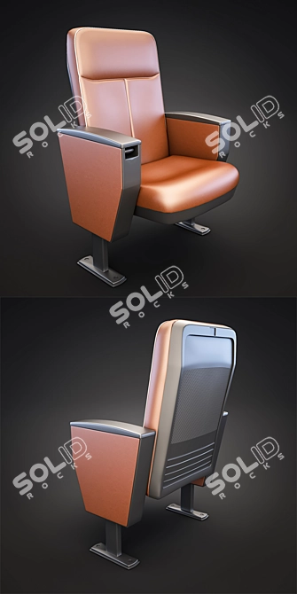 Ultimate Comfort Cinema Chair 3D model image 3