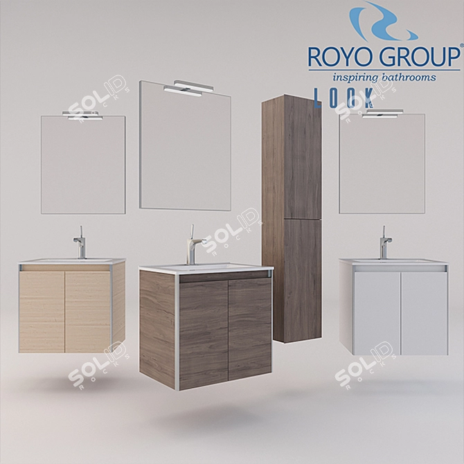 Royo Group 3D Model, 610x460x565 mm 3D model image 1