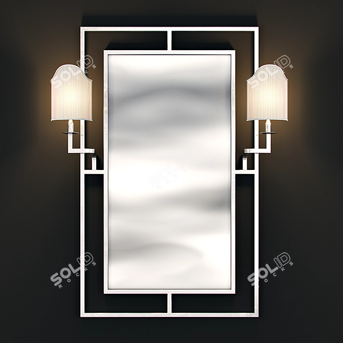 Astaire Mirror 63.5x117.5 cm - EICHHOLTZ 3D model image 2