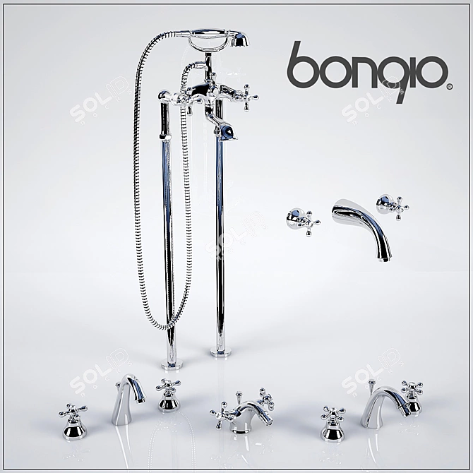 Bongio Mixers: Superior 3Dmax Compatible Design 3D model image 1