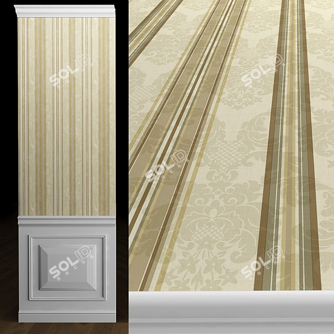 Superior Quality Nextwall Traditional Wallpaper 3D model image 1