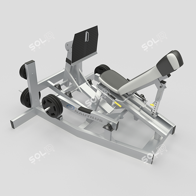 Ultimate Leg Press Machine 3D model image 1