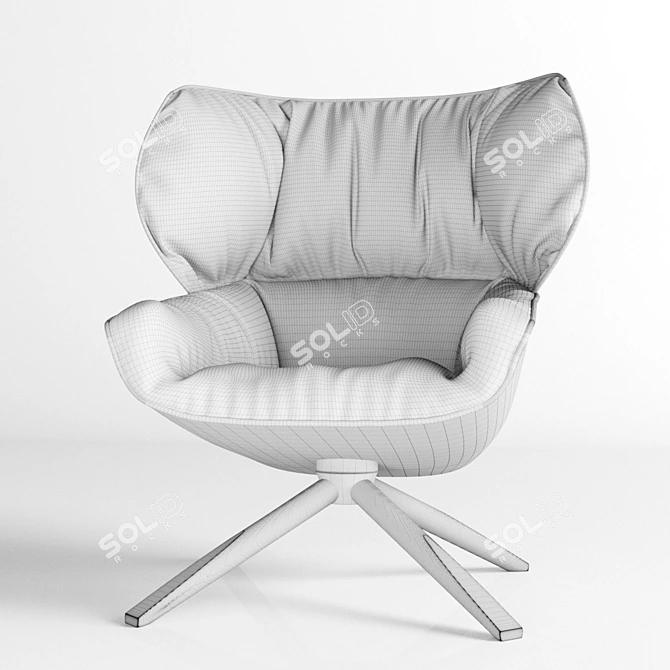 Modern TABANO Chair: Stylish & Comfortable 3D model image 2
