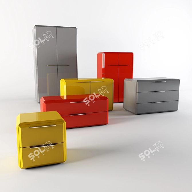 Stylish Accent Furniture 3D model image 1