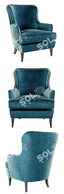 Modern Elegance - FH 106 Armchair 3D model image 2