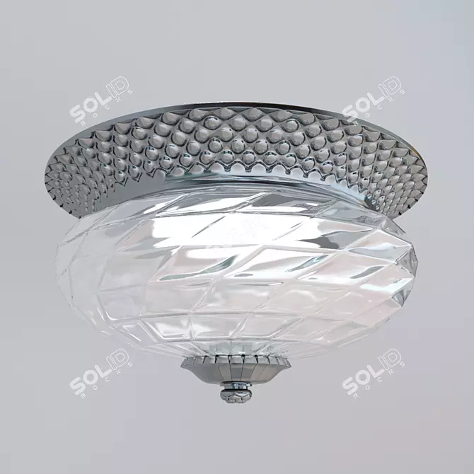 Elegant Plantation Hinkley Pendant 3D model image 1